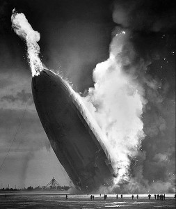 image of the Hindenburg disaster