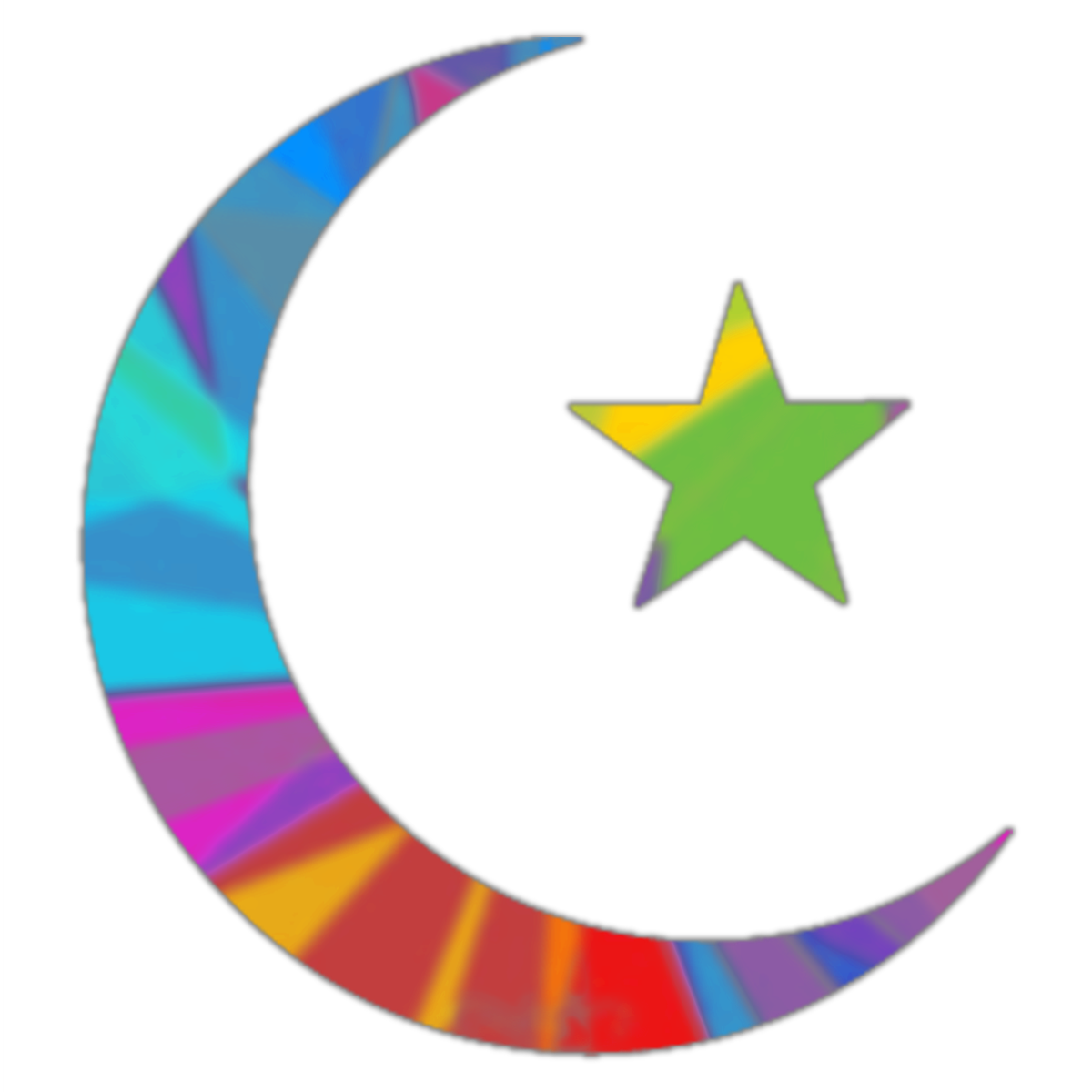 Colorful Islam Symbol
